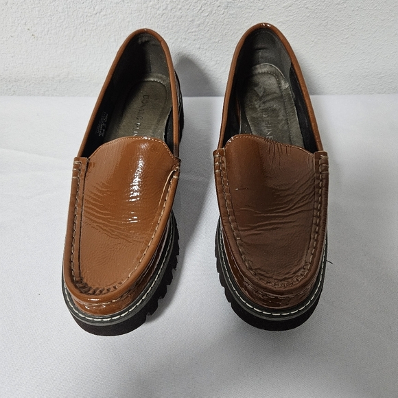 Donald Pliner Hope Loafer In Chestnut Brown Size 7.5 - Picture 1 of 11